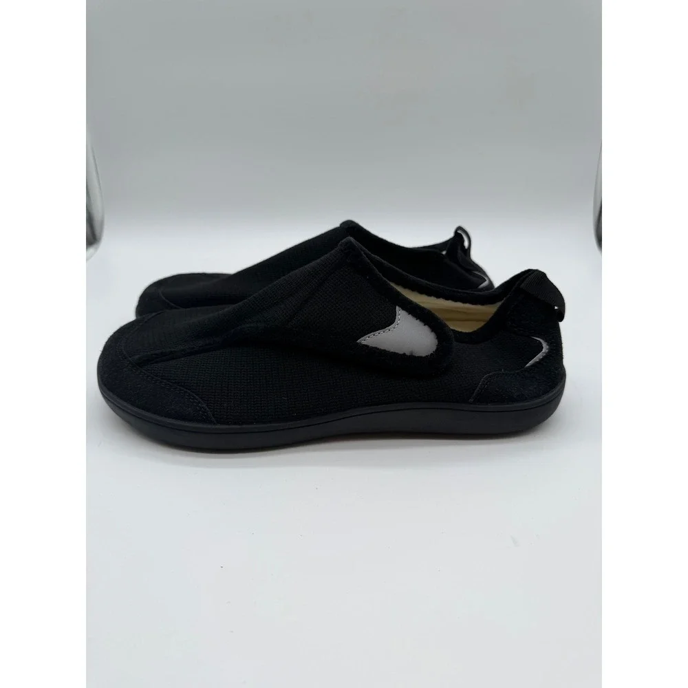 Slip on Shoes Mens Black Minimalist Wide Toe Box 10W